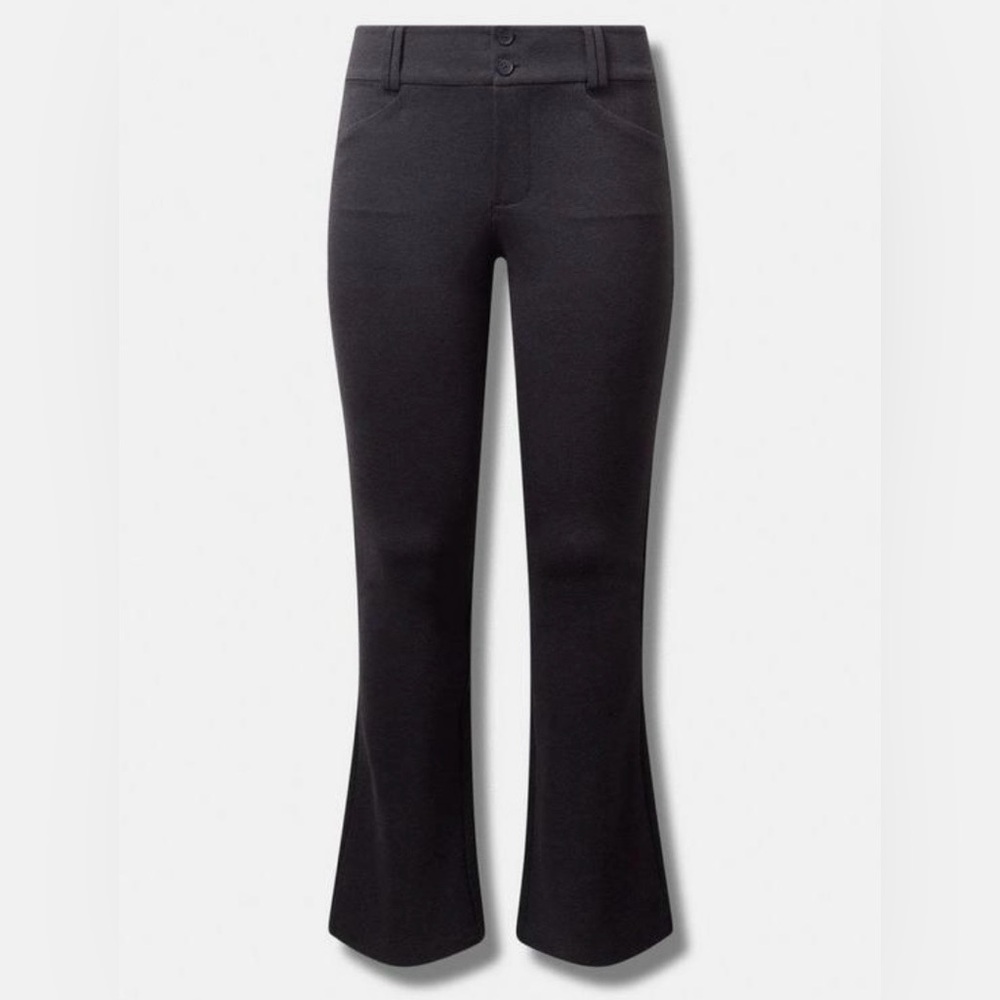 Torrid Trouser Bootcut Ponte Pant; 18W Short - Picture 3 of 6